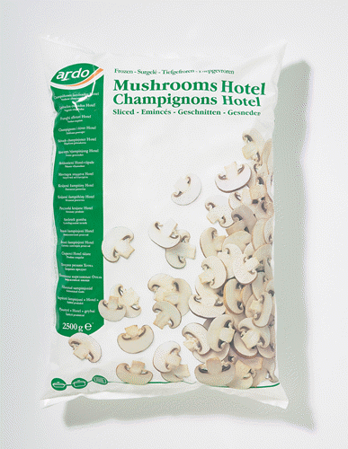 CHAMPIÑON LAMINADO IQF 2,5 KG