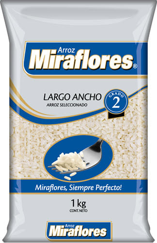 ARROZ G2 MIRAFLORES NACIONAL 1 KG