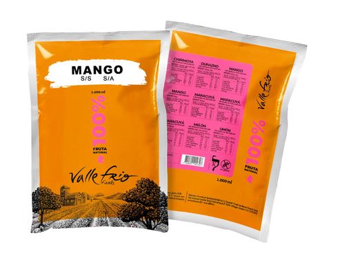 PULPA DE JUGO DE MANGO SIN AZÚCAR 1 KG