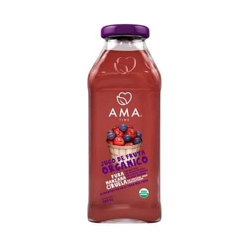 JUGO ORGÁNICO MANZANA CIRUELA 300 ML 12 UN