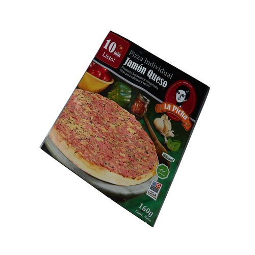 PIZZA JAMÓN QUESO INDIVIDUAL 160 G 24 UN