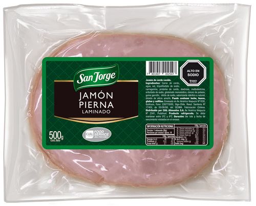 JAMÓN PIERNA LAMINADO 500 G