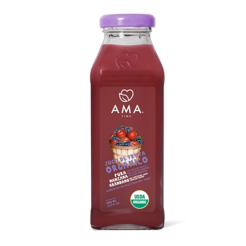 JUGO ORGÁNICO MANZANA ARÁNDANO 300 ML 12 UN