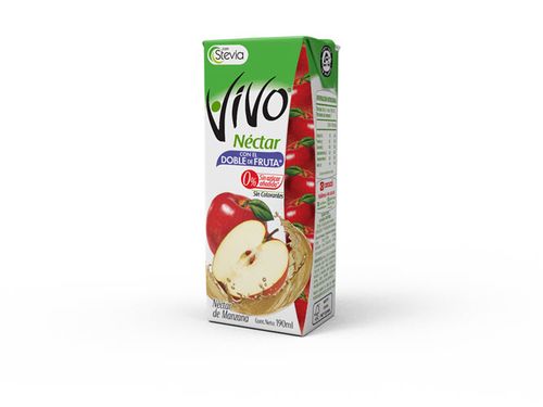 JUGO MANZANA CON STEVIA 190 ML 24 UN