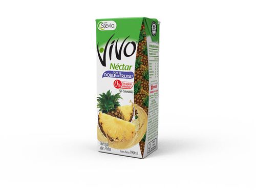 JUGO PIÑA CON STEVIA 190 ML 24 UN