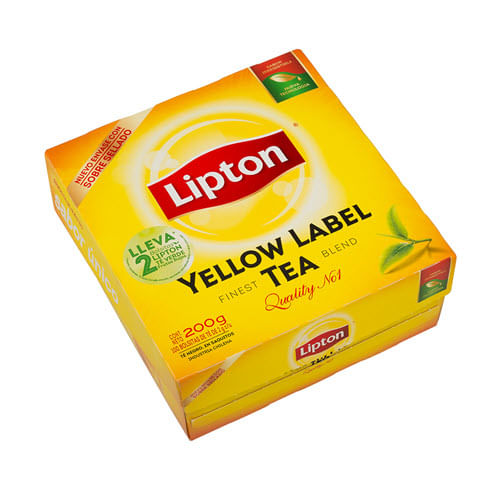 TÉ YELLOW LABEL 100 BOLSAS