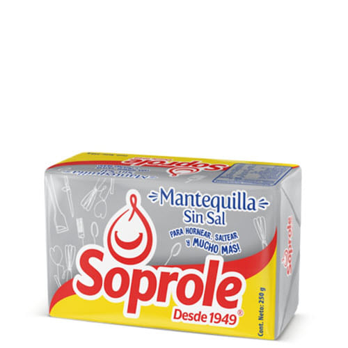 MANTEQUILLA SIN SAL 250 G