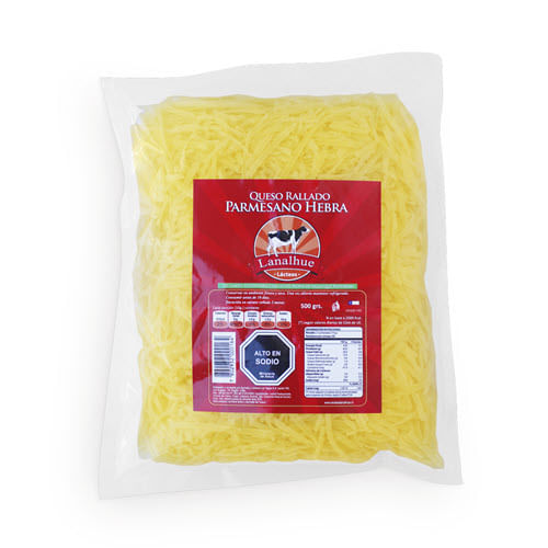 QUESO RALLADO HEBRAS 500 G