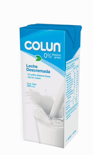 LECHE DESCREMADA 200 ML 24 UN