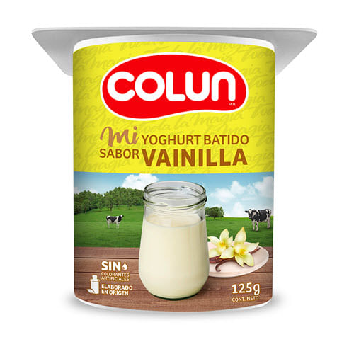 YOGHURT BATIDO VAINILLA 125 G 48 UN