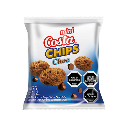 GALLETA MINI CHOCOCHIPS 35 G 30 UN