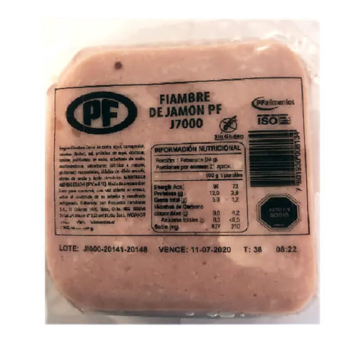 JAMÓN SÁNDWICH LAMINADO 500 G