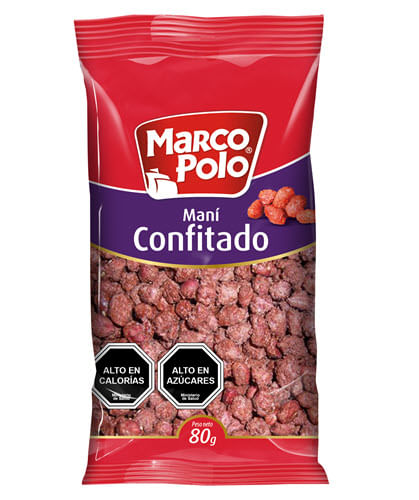 MANÍ CONFITADO 80 G 50 UN