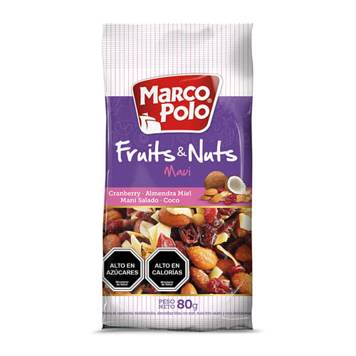 FRUITS AND NUTS MAUI 80 G 32 UN