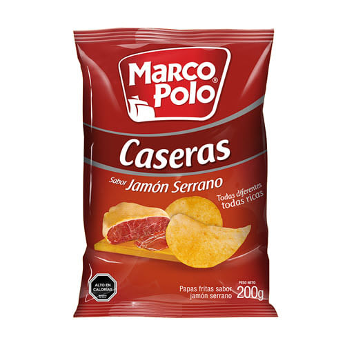 PAPAS FRITAS JAMÓN SERRANO 200 G