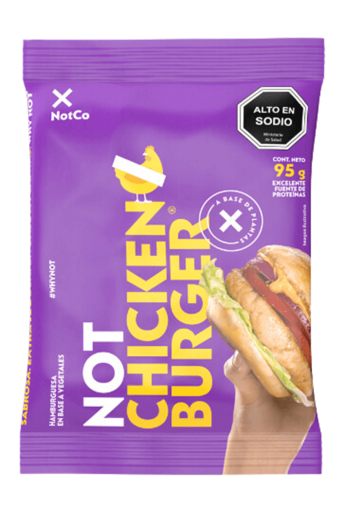 NOT CHICKEN BURGER CRISPY 95 GR