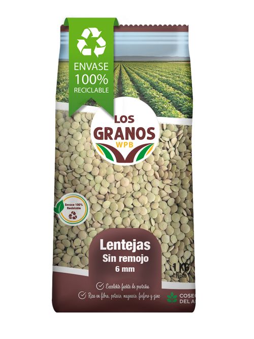 LENTEJAS 6 MM LOS GRANOS 1 KG (DISPLAY 10)