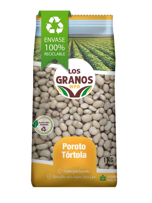 POROTOS TORTOLA LOS GRANOS 1 KG (DISPLAY 10)