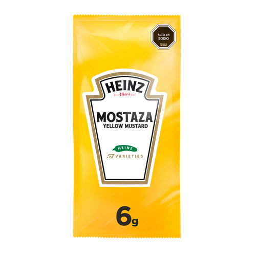 MOSTAZA MINI 6 G 500 UN