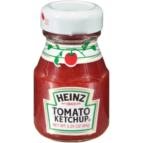 KETCHUP MINI HEINZ VIDRIO 64 G (CAJA 60)