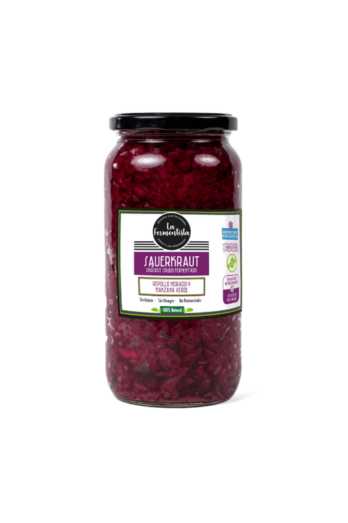 SAUERKRAUT PURPURA LA FERMENTISTA 950 G (CAJA 6)