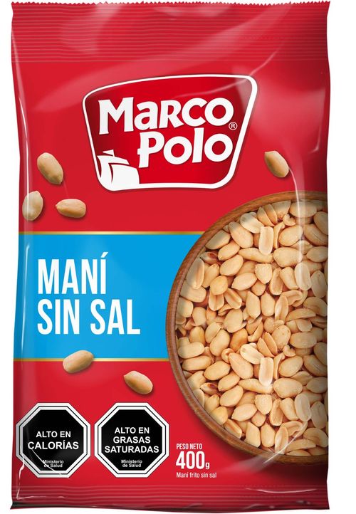 MANI SIN SAL MARCO POLO 400 G RRP (CAJA 12)