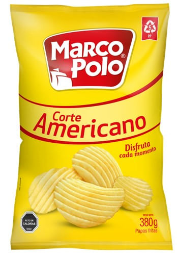 PAPAS FRITAS C/AMERICANO MARCO POLO 380G (CAJA 7)