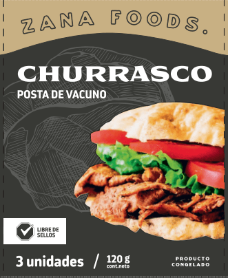 CHURRASCO VACUNO FLOW PACK 120 G