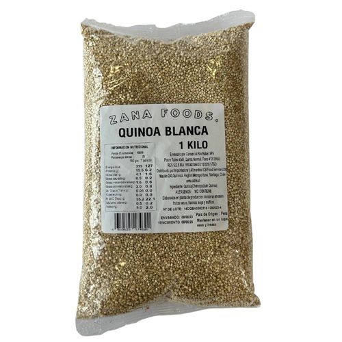 QUINOA BLANCA ZANAFOODS 1 KG