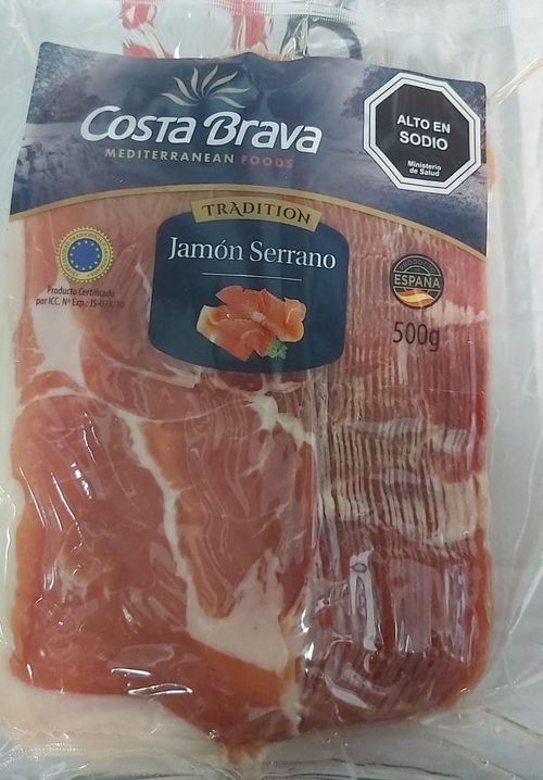 JAMON SERRANO LAMINADO 500 G