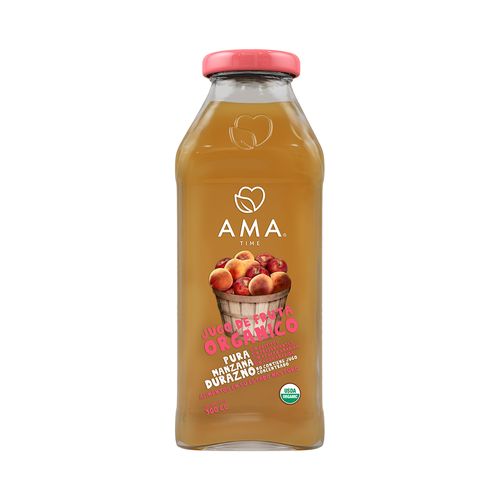 JUGO ORGANICO MANZANA DURAZNO 300 ML 12 UN