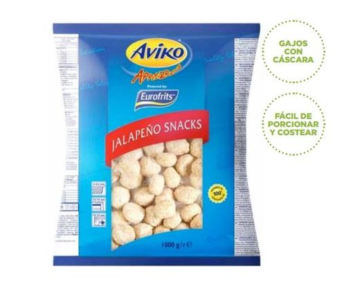 JALAPEÑO SNACKS AVIKO 1 KG 25 G (C05)