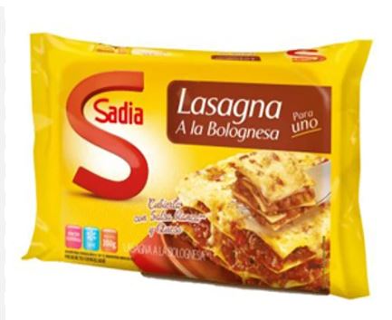 LASAGNA BOLOGNESA SADIA 350 GR CONG