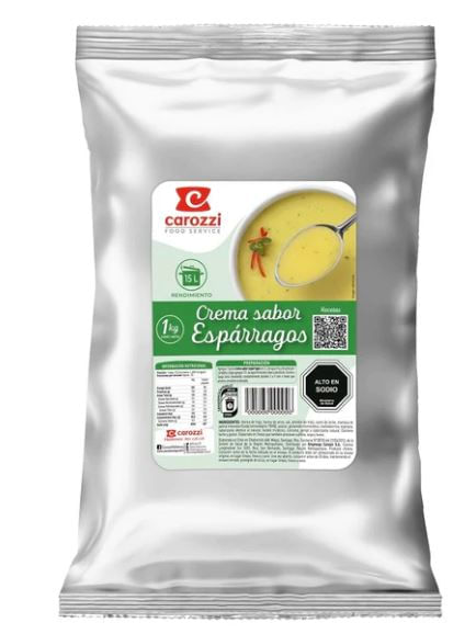 CREMA ESPARRAGOS CAROZZI 1 KG