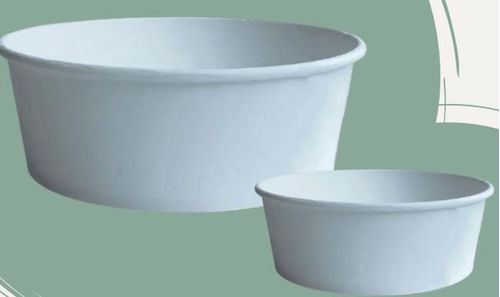 BOWL PAPEL KRAFT BLANCO 8 OZ PLA COMPOST